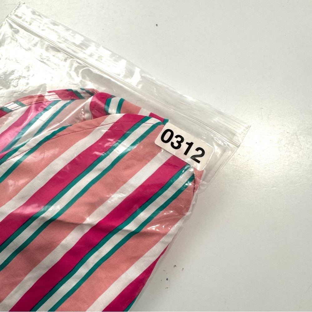 NEW The North Face Women’s Sz M Nylon Water Shorts Swimwear Striped Pink Unlined - Picture 11 of 11